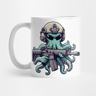 Tactical Octopus Adventure Tee: Where Intelligence Meets Style Mug